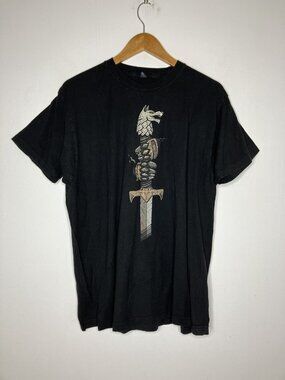 Sword in the Darkness T-Shirt Men's Black Size XL